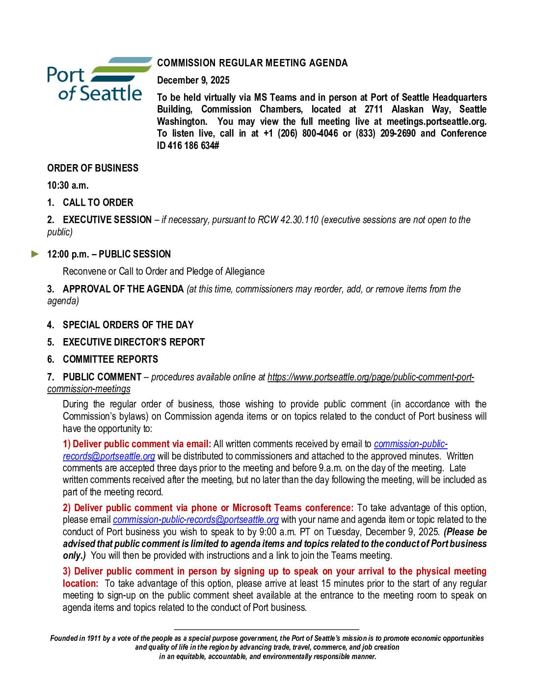 2025 12 09 RM Agenda Pdf