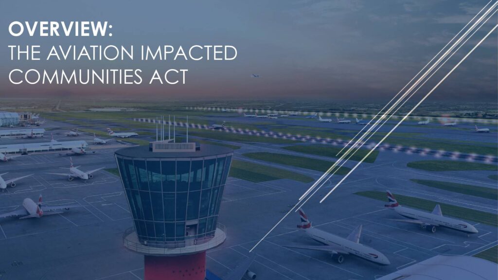 Aviation impacted communities act pdf