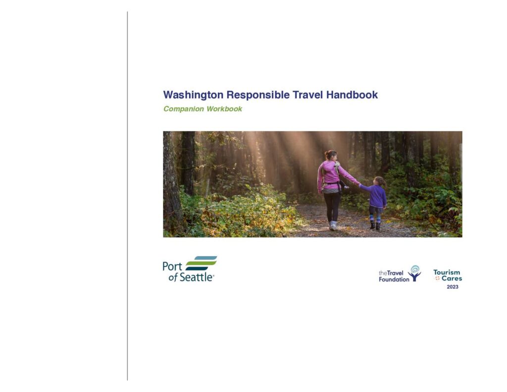 Companion workbook to washington responsible travel handbook october 2023 pdf