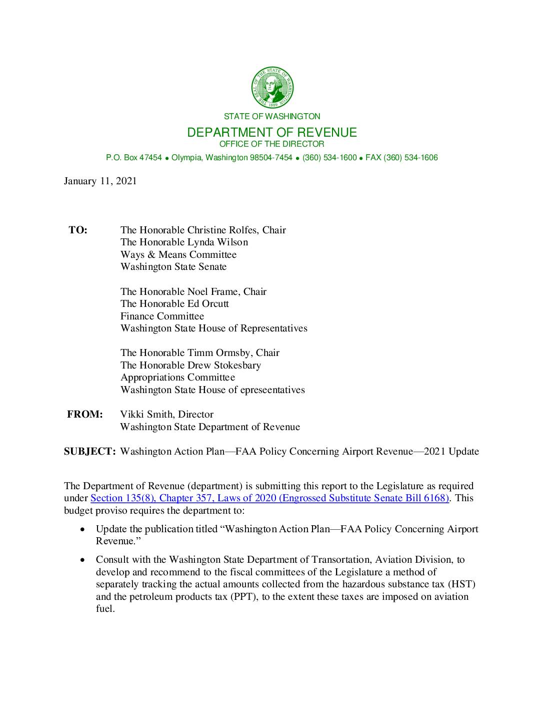 FAA Policy Airport20Revenue Pdf