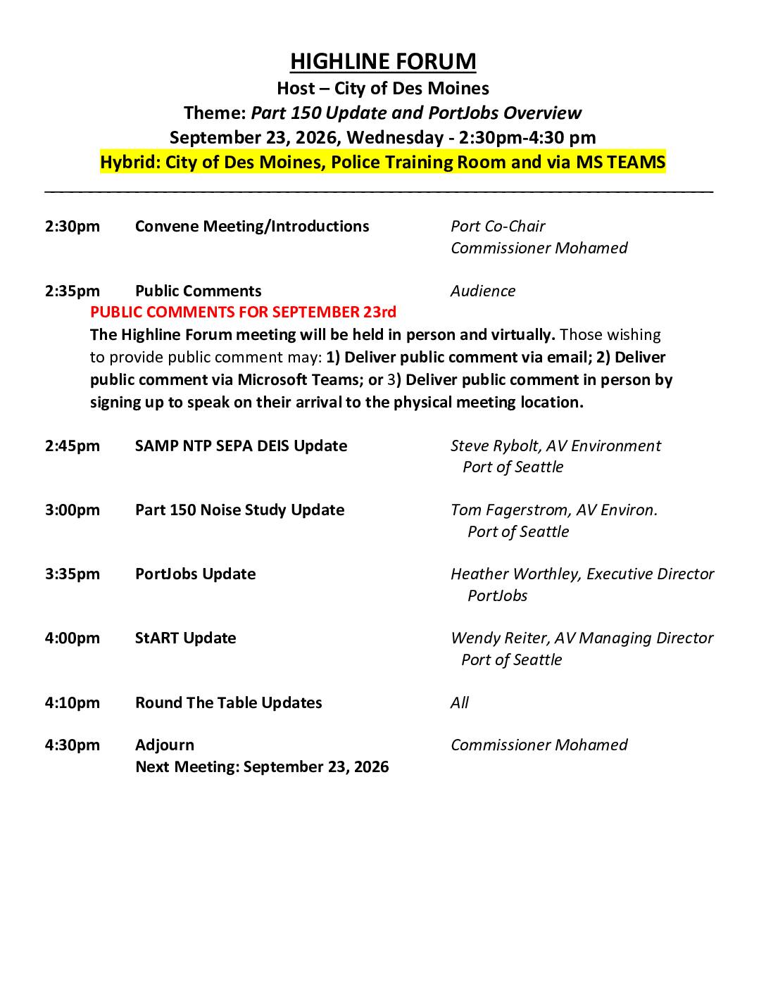 Highline forum agenda final 23sept2026 pdf