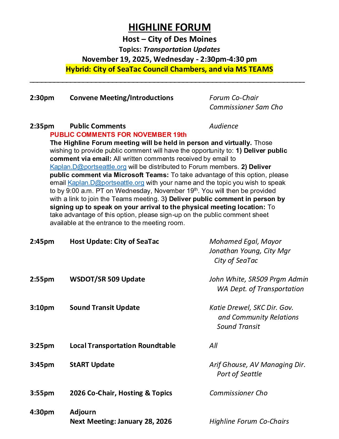 Highline Forum FINAL Agenda 19Nov2025 Pdf