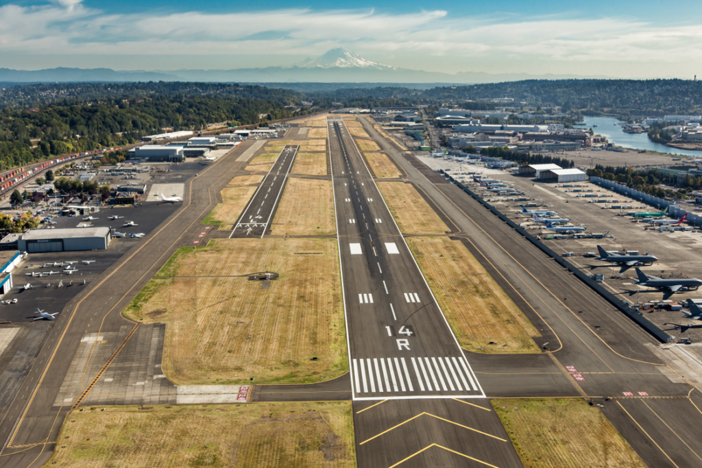 Kcia BFI Airport Aerial View