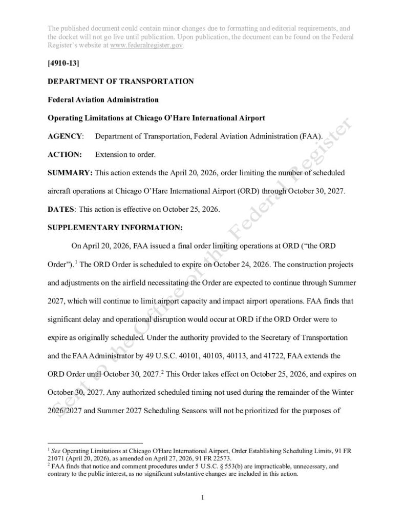 Ord operating limitations order extension w2627 and s27 pdf