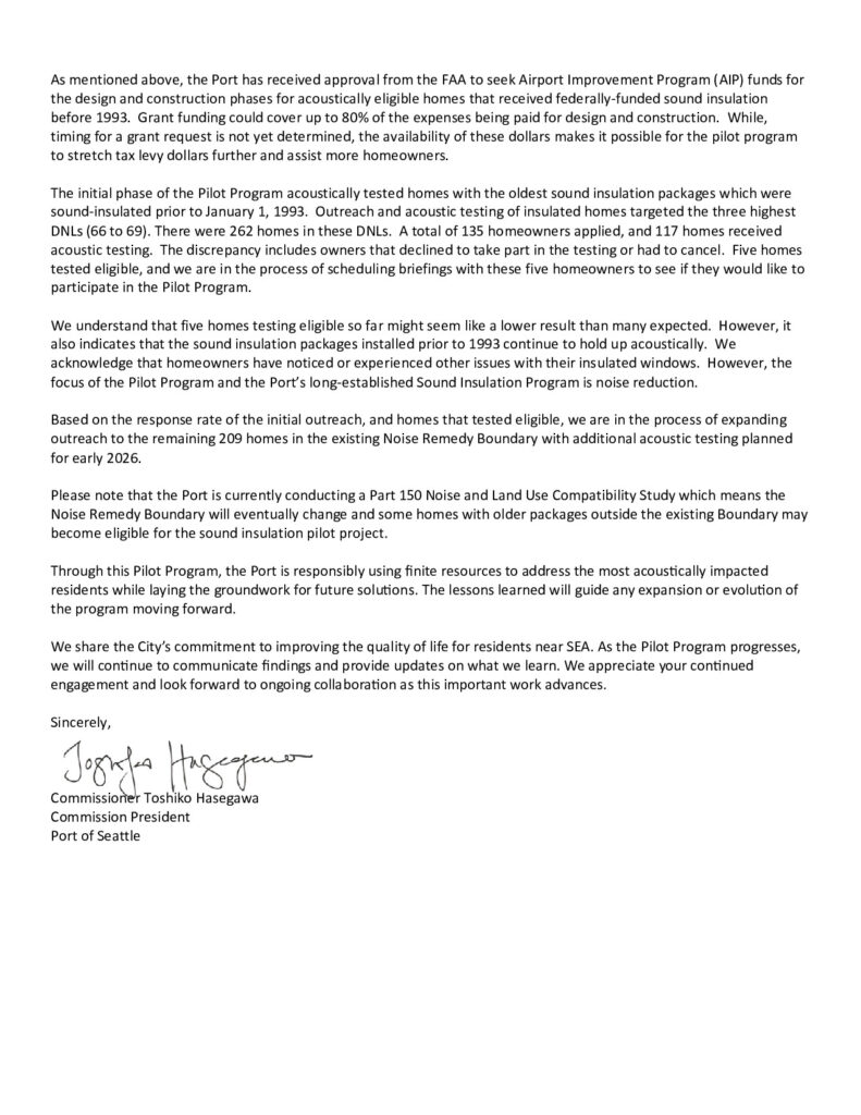 Port of seattle response to burien on sirrpp dec 2025 page 2