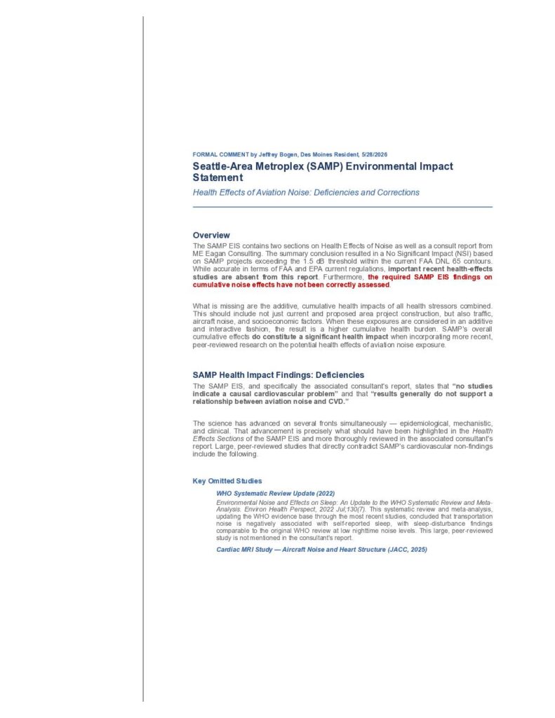 SAMP EIS noise comment formatted pdf