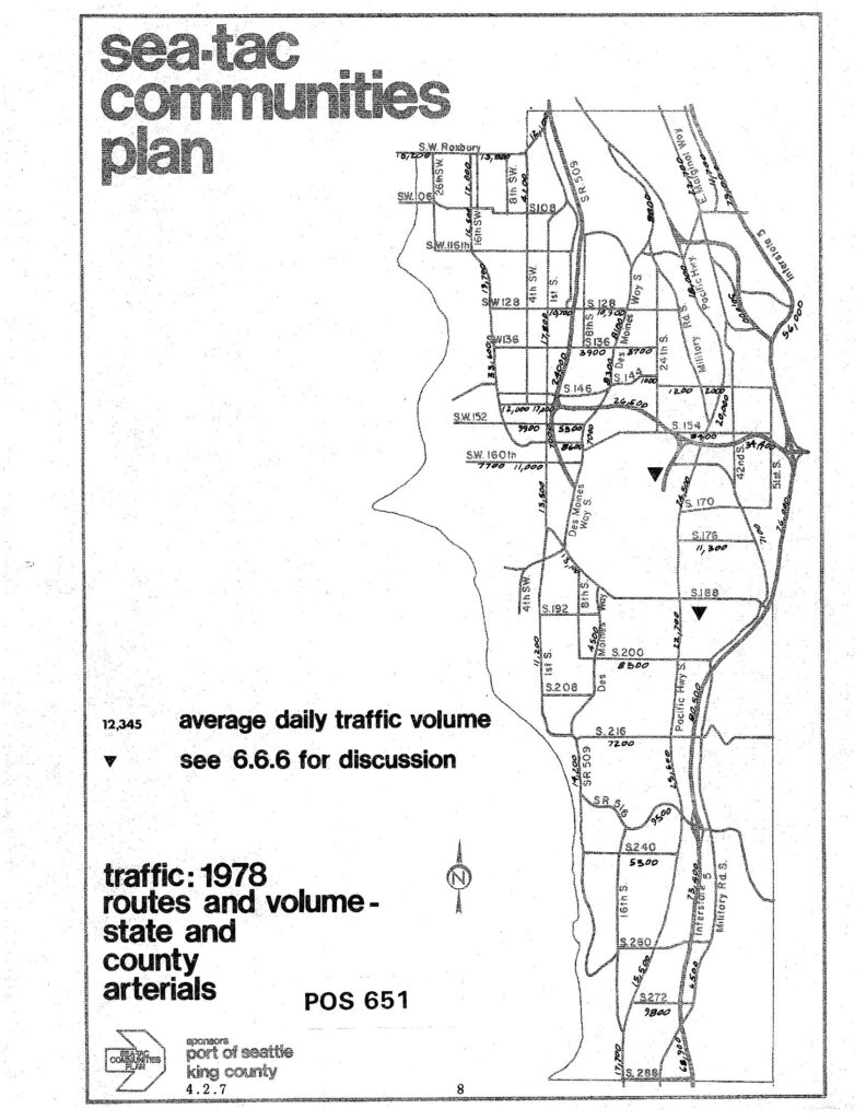 Stcp chapter unk pg 8 traffic 1973 routes and volume state and county arterials