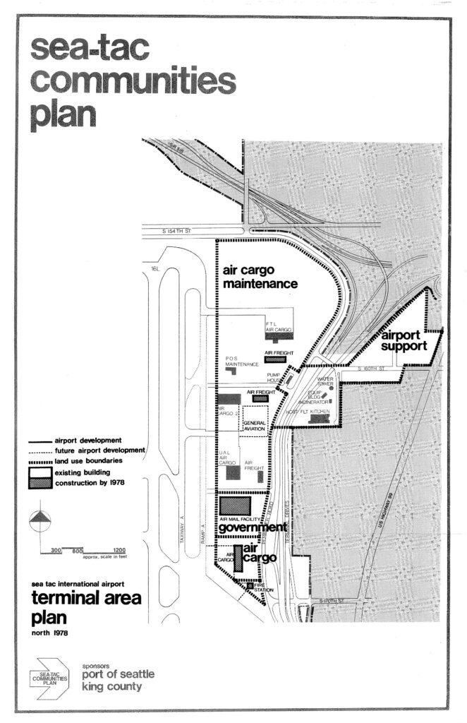 Stcp chapter unk pg unknown sea tac international airport terminal area plan north 1978