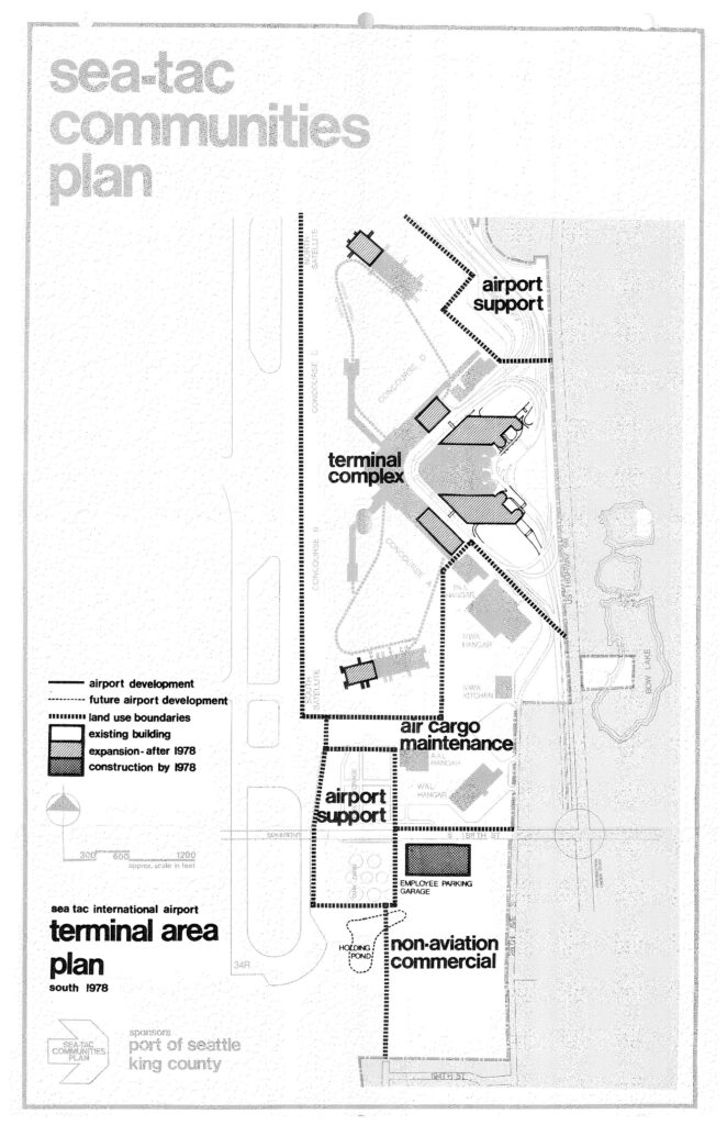 Stcp chapter unk pg unknown sea tac international airport terminal area plan south 1978