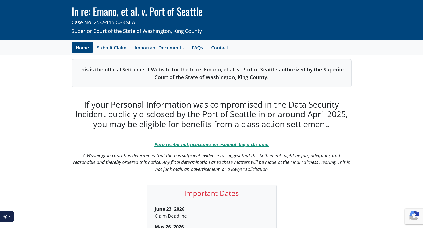 Screenshot 2026 04 21 at 11 32 06 Home Port of Seattle Emano