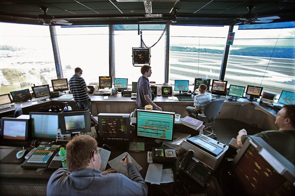 Sea Tac Airport Tower Inside 2018403947