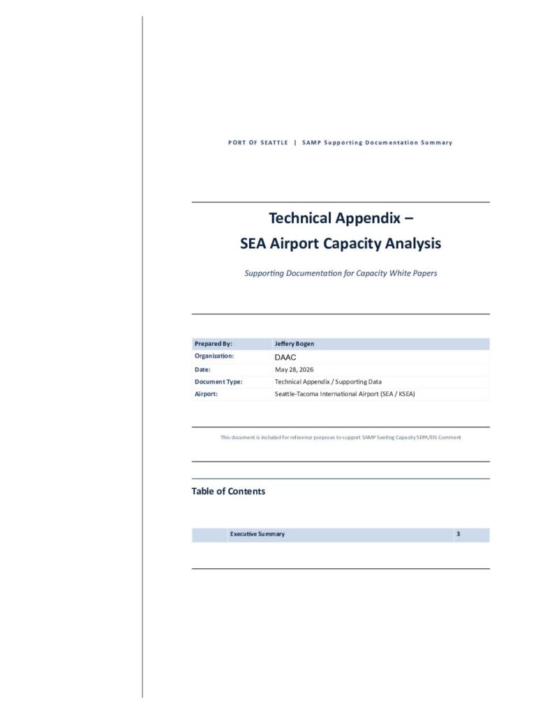 Technical appendix – sea airport capacity analysis pdf