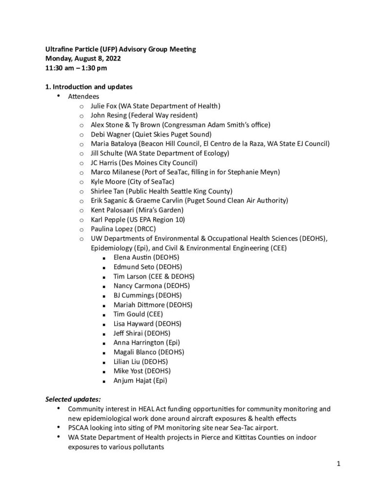 Ufp advisory group meeting august 8, 2022 notes pdf