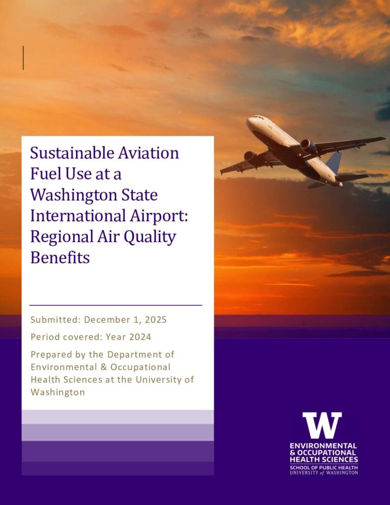 UWDEOHS ATJ SAF Use at WA State International Airport 2025