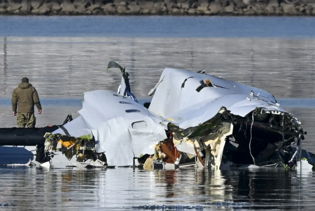 Aircraft Wreckage in Water