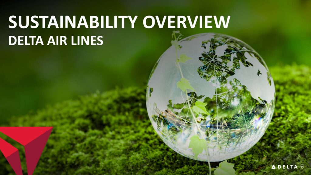 Delta air lines sustainability overview START presentation pdf