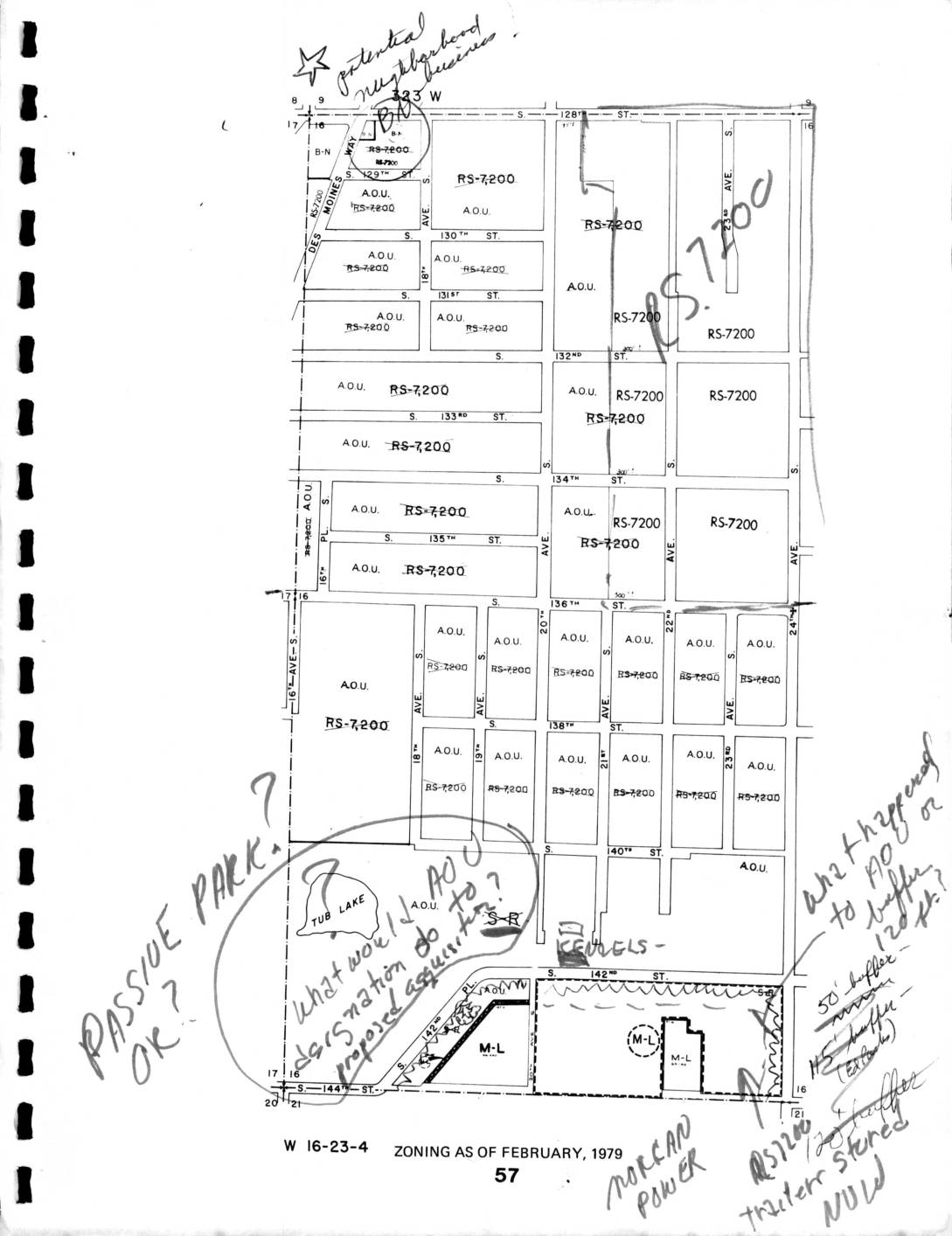 Nstp zoning map w16 23 4 february 1979 pdf