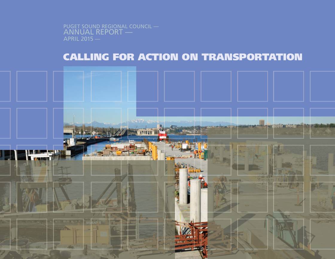 Psrc annual report 2014 calling for action on transportation pdf