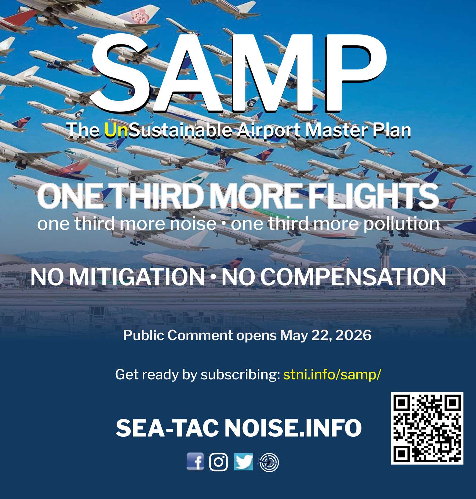 SAMP public comment flyer SEPA 2026 square