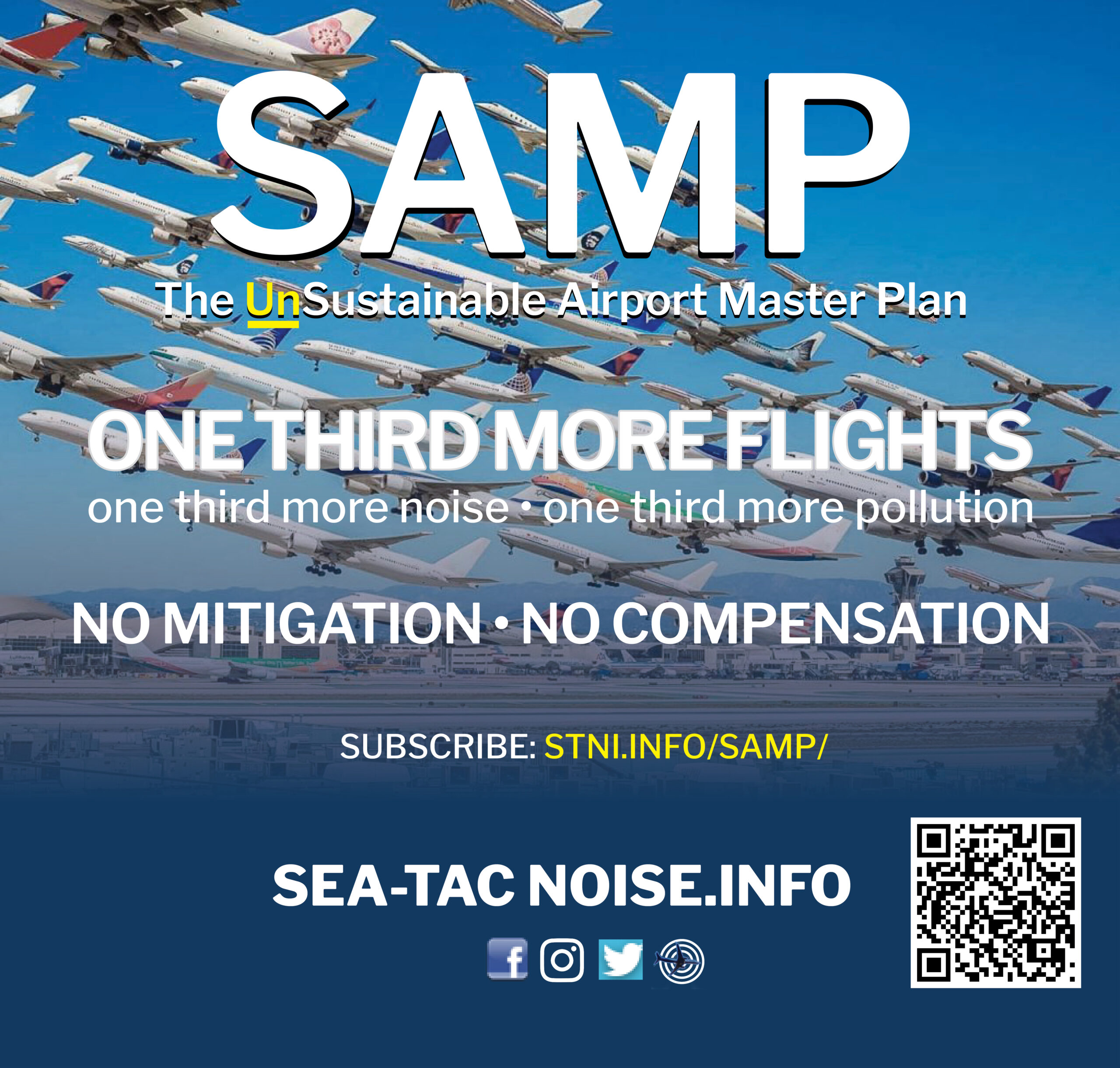 The SAMP SEPA EIS Public Comment Period is open now from May 22 - August 20, 2026. Learn what is coming and what you can do to help reduce the noise, the pollution, and obtain the compensation we've deserved for decades