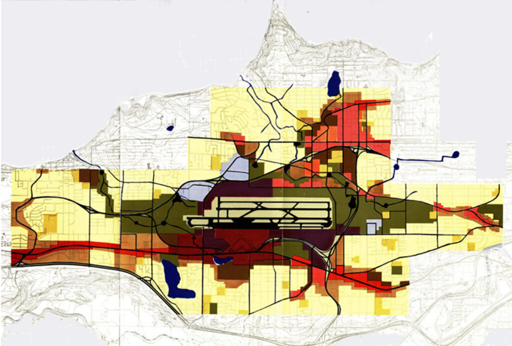 Sea-Tac Compatible Plan STCP noise impact land use map